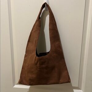 Brown Suede Bag